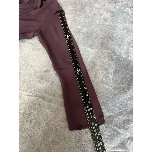 Revolve Krisa Dress Womens Size Small Purple Mini Tunic Deep V-Neck Long Sleeve - Picture 9 of 10